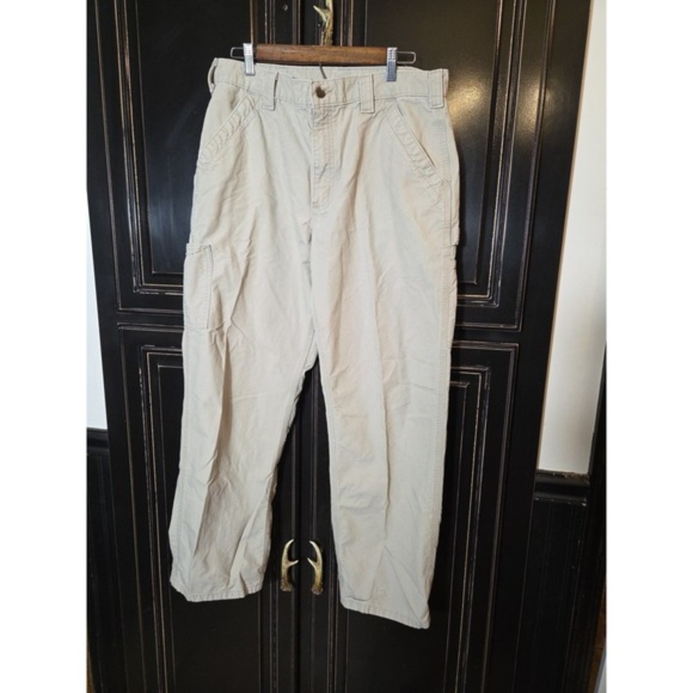 Carhartt B151 Tan‎ Carpenter 35x30 original Dungarie Fit 100% Cotton, Workwear